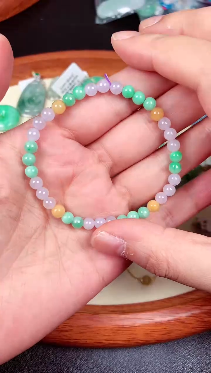 【闪购商品】翡翠手串未镶嵌天然缅甸A货翡翠