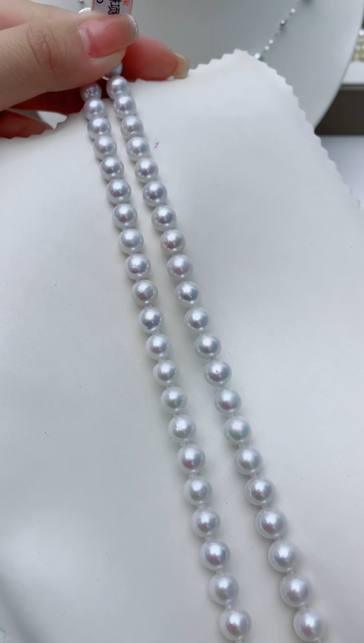 淡水珍珠未镶嵌颈饰W22