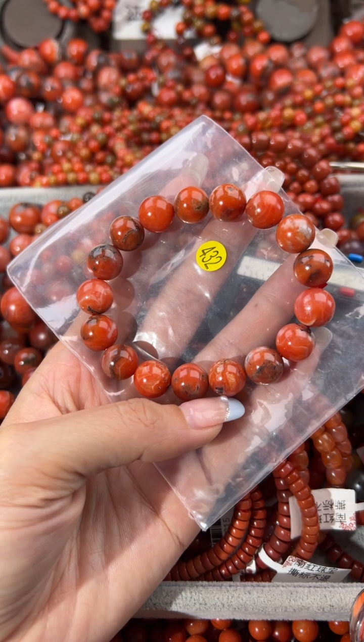 未镶嵌手串南红玛瑙12+