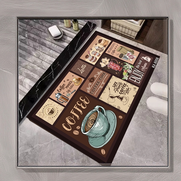 KX8008【50×80cm]硅藻泥卫生间浴室地垫防滑防油免洗耐脏