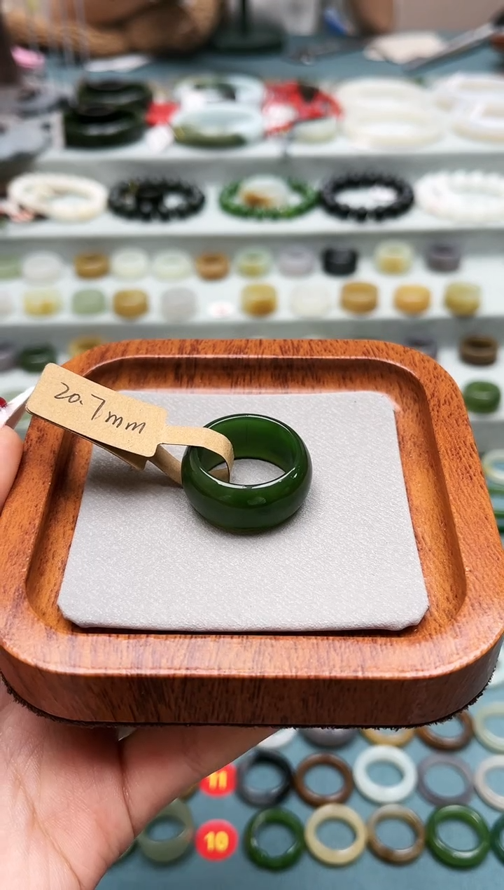 【闪购商品】和田玉戒指未镶嵌25号