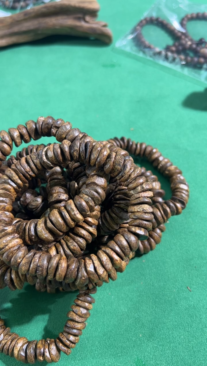 【闪购商品】沉香手串296号16克金丝结多样性发一