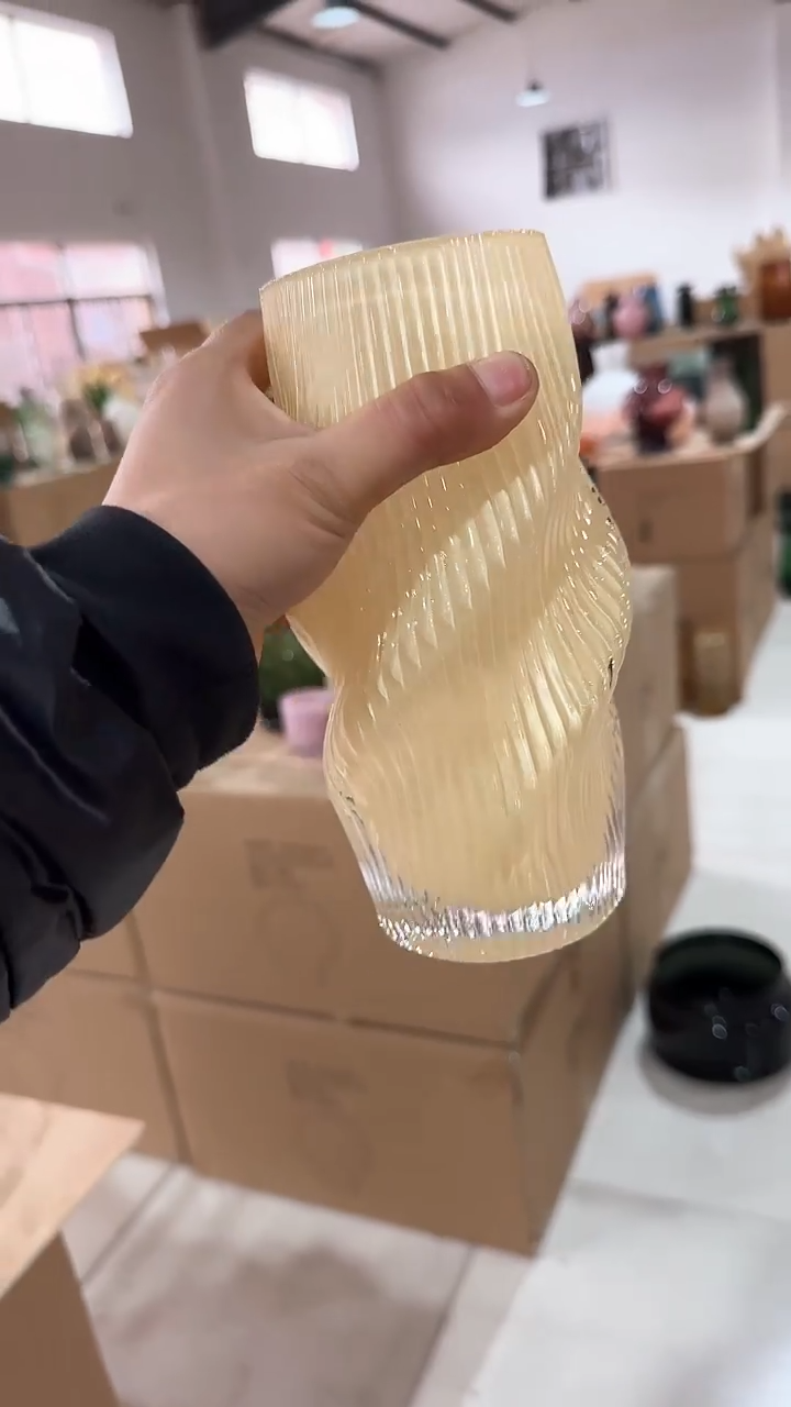 【闪购商品】玻璃奶黄扭扭瓶