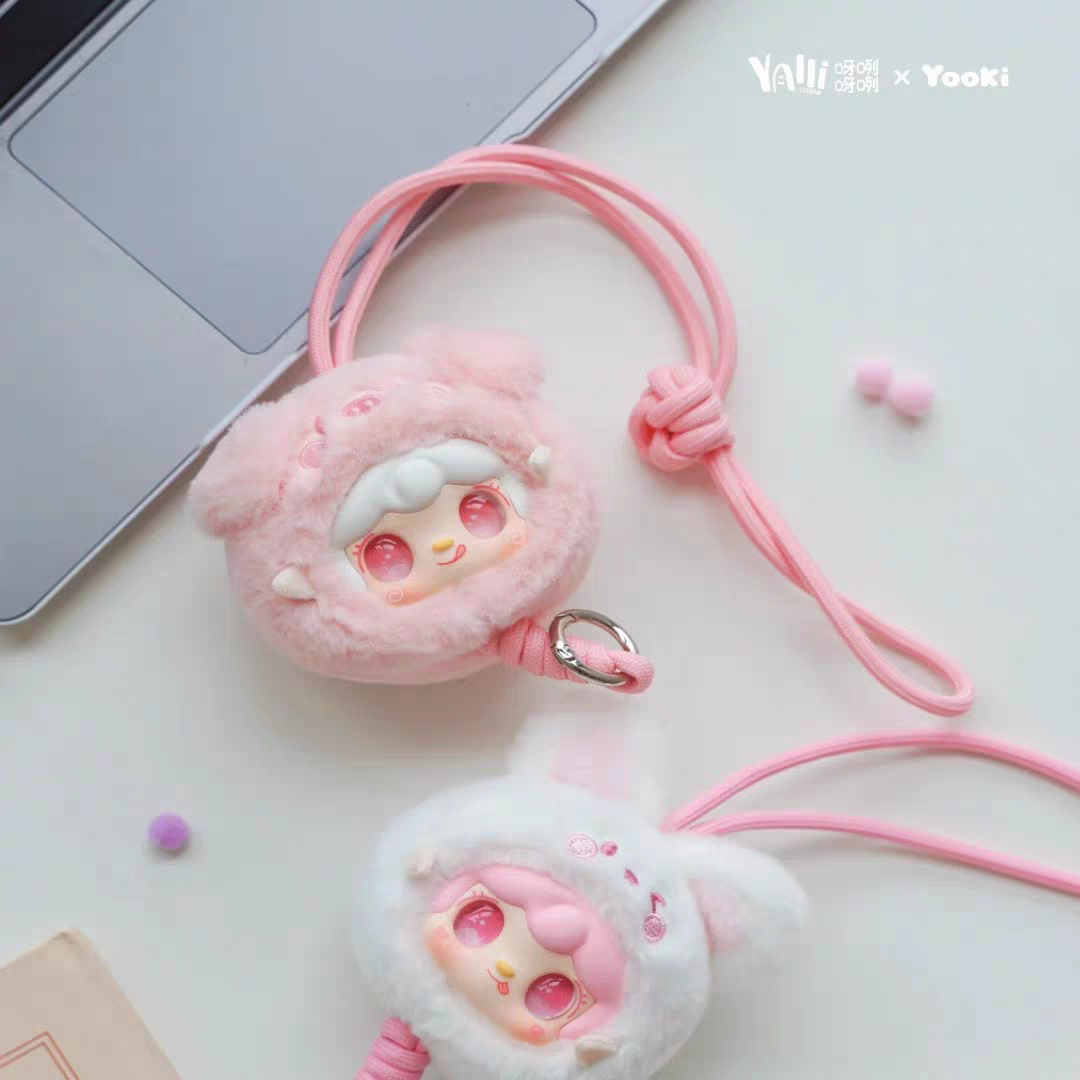 【平拆】正版Yooki V7 氧氧7代搪胶毛绒手机挂绳盲盒可爱挂件礼物