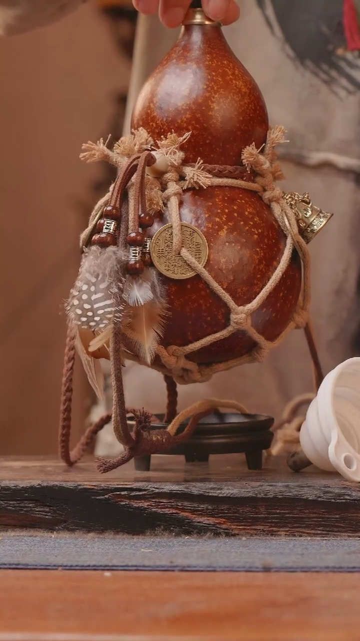 【闪购商品】290号精品大漆葫芦防腐防渗装水茶酒