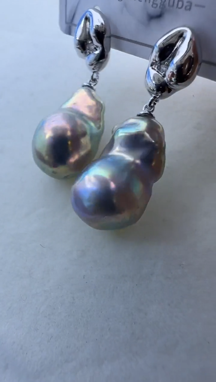 【闪购商品】淡水珍珠耳饰未镶嵌916