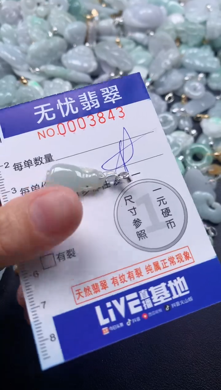颈饰未镶嵌翡翠3843