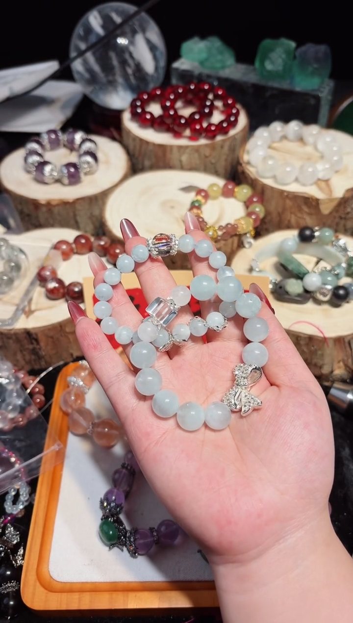 【闪购商品】水晶手链未镶嵌【西西水晶】颗颗精选 完美主义者慎入