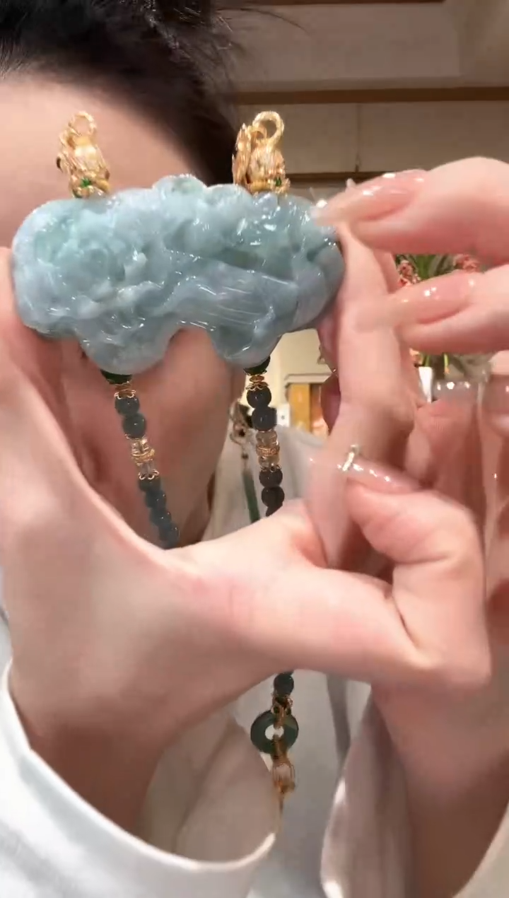 【闪购商品】翡翠颈饰未镶嵌国风