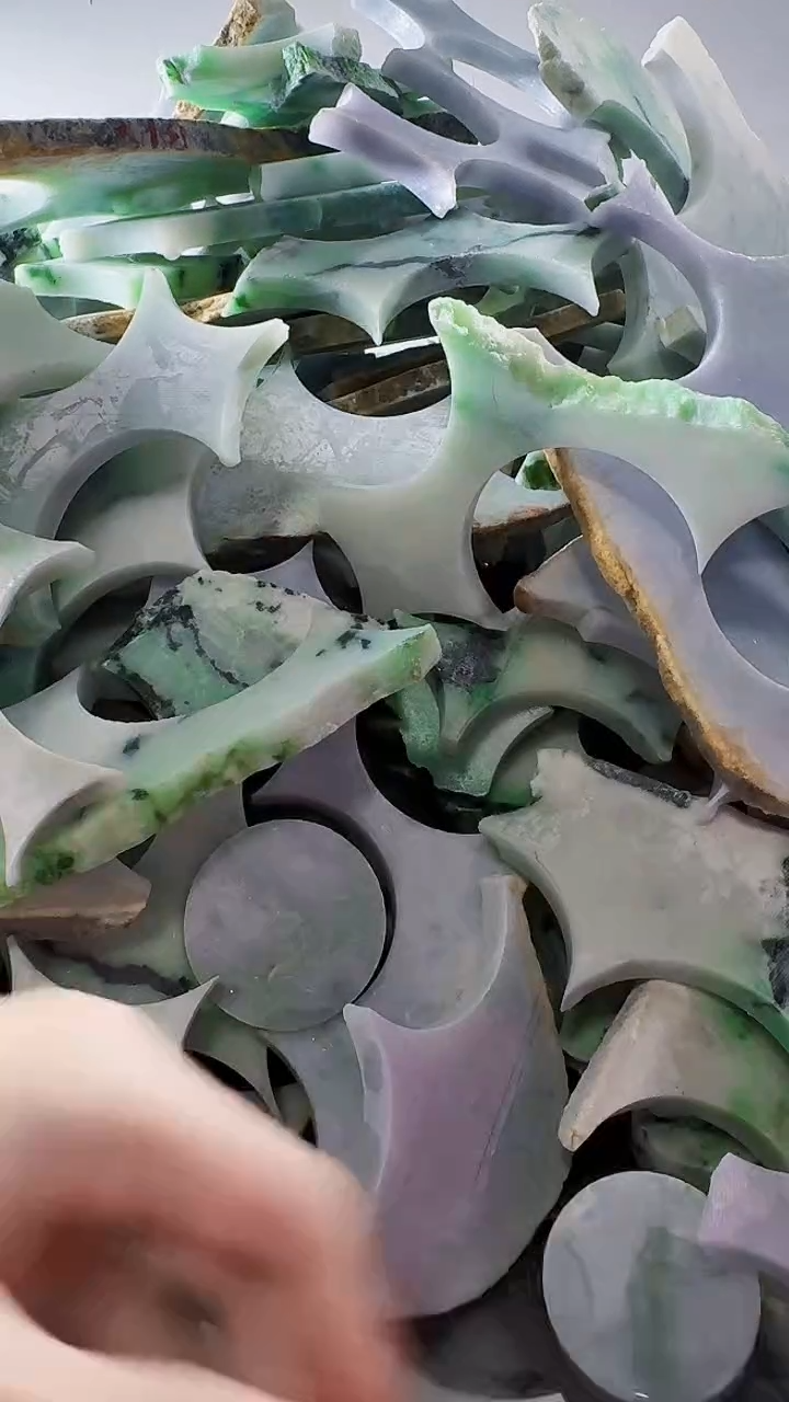 裸石翡翠缅甸翡翠A货文3428