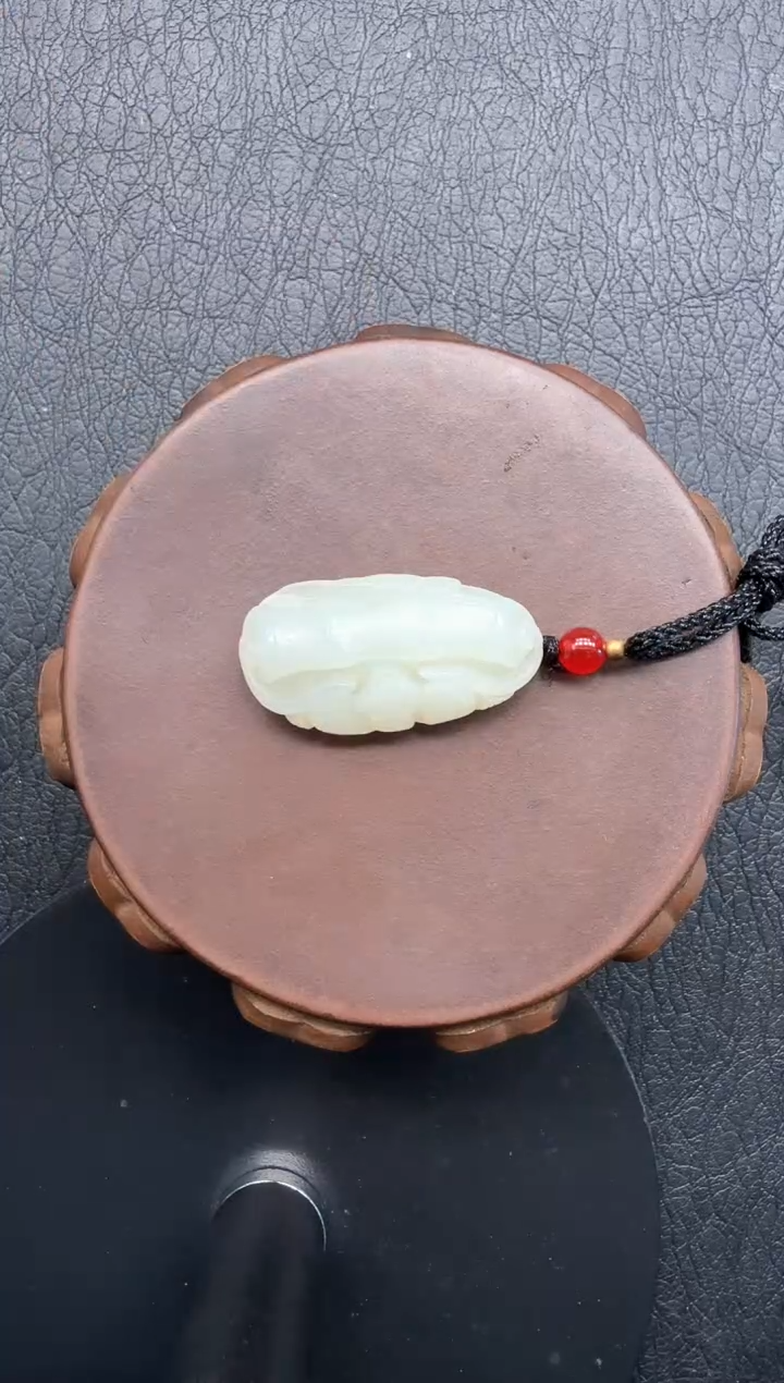 吊坠(不含链)未镶嵌和田玉928如意竹节