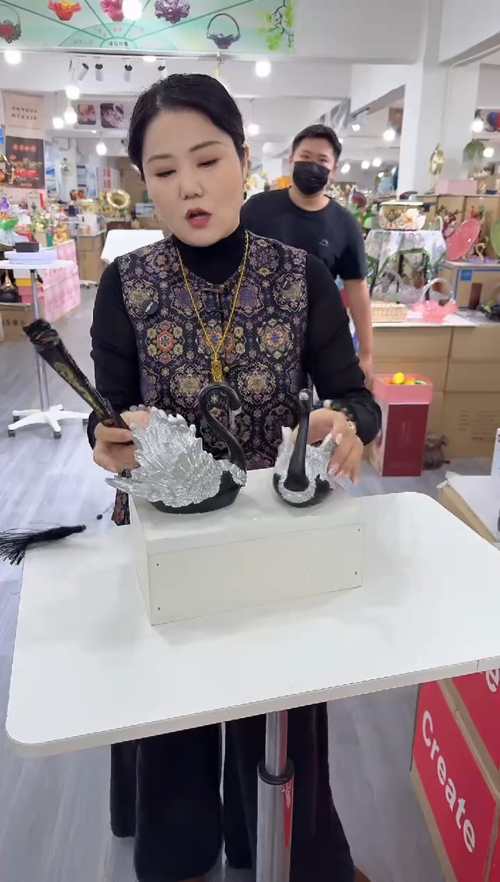 琉璃瑞直花瓶花器K-晚5