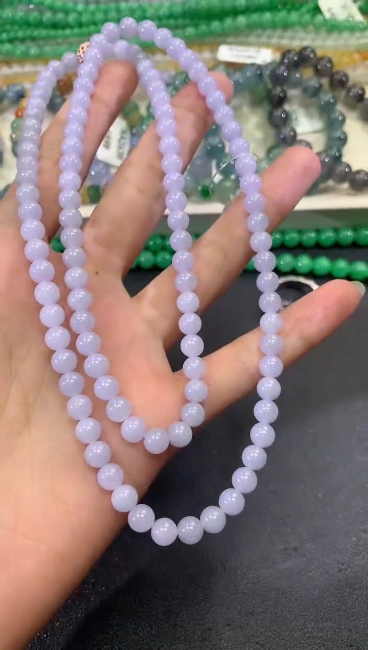 【闪购商品】翡翠颈饰未镶嵌q32多样性一件发货紫货有色差