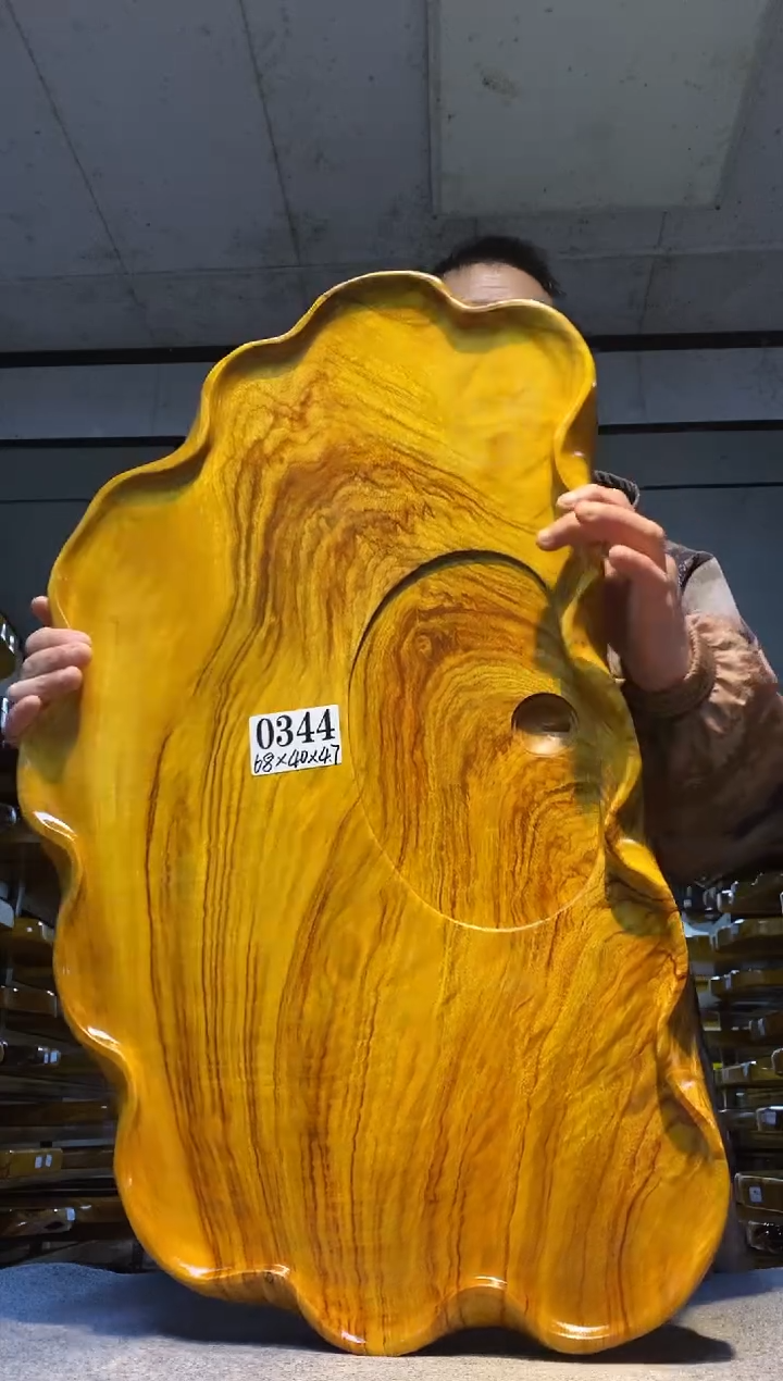 实木茶盘 一物一拍（不含配件）