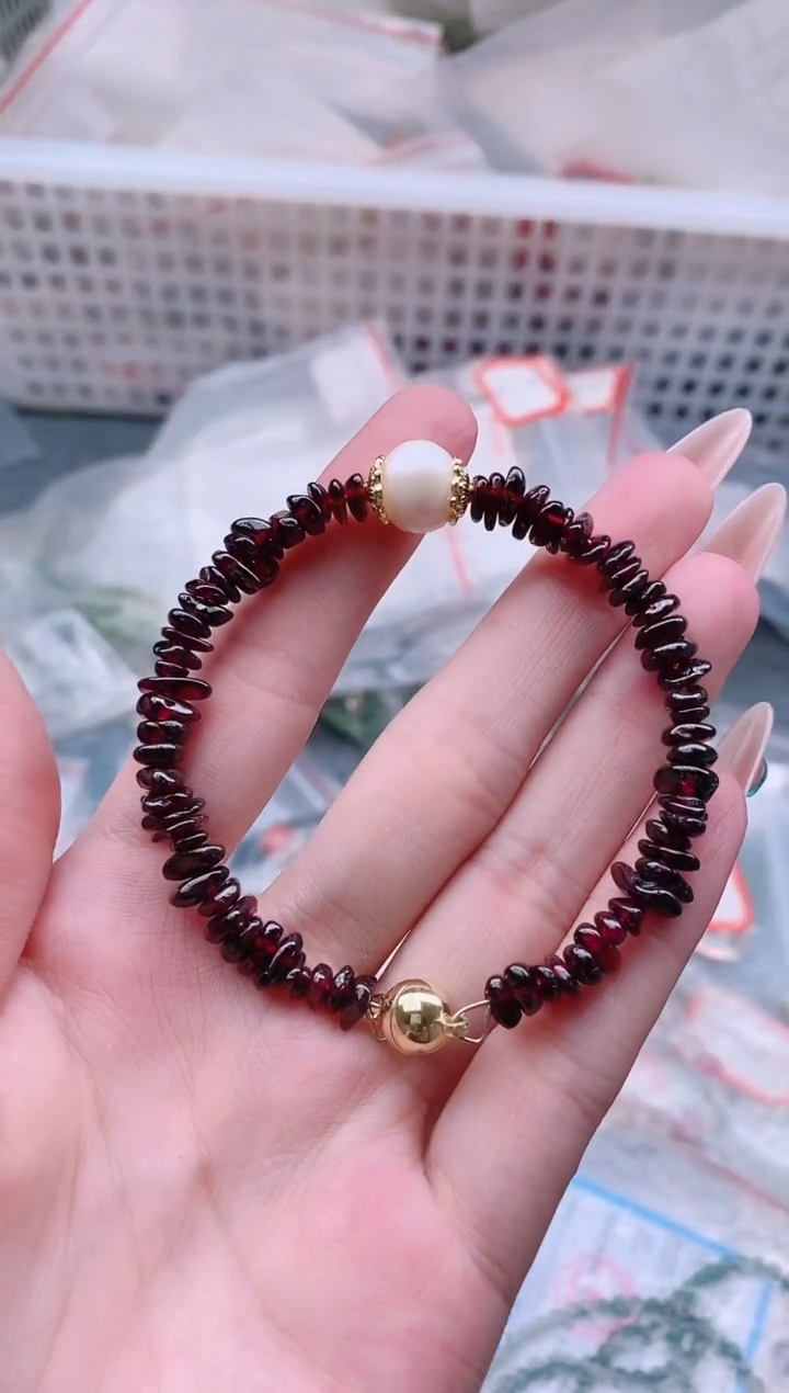 手链未镶嵌石榴石多样性发拍一发一