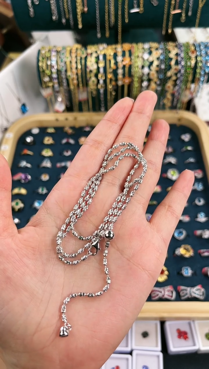 【闪购商品】水晶配饰银S925镶嵌M-506