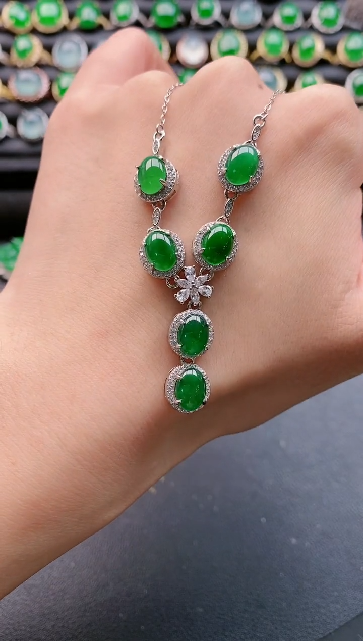 【闪购商品】翡翠戒指银S925镶嵌111111