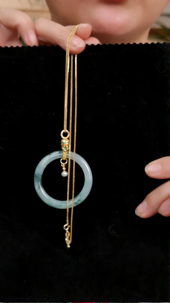 颈饰未镶嵌翡翠国风