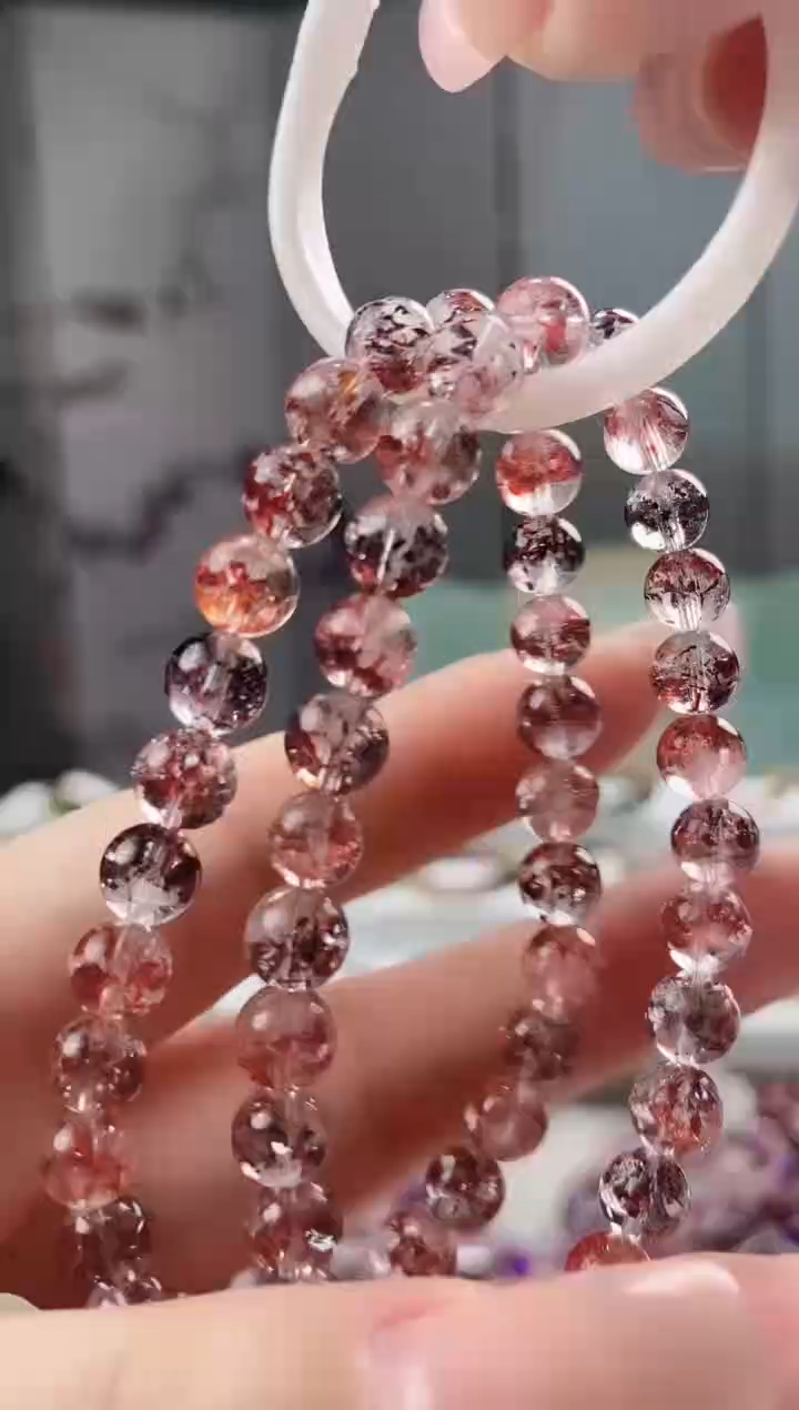 【闪购商品】水晶手链未镶嵌6.5mm多人多样性发其一