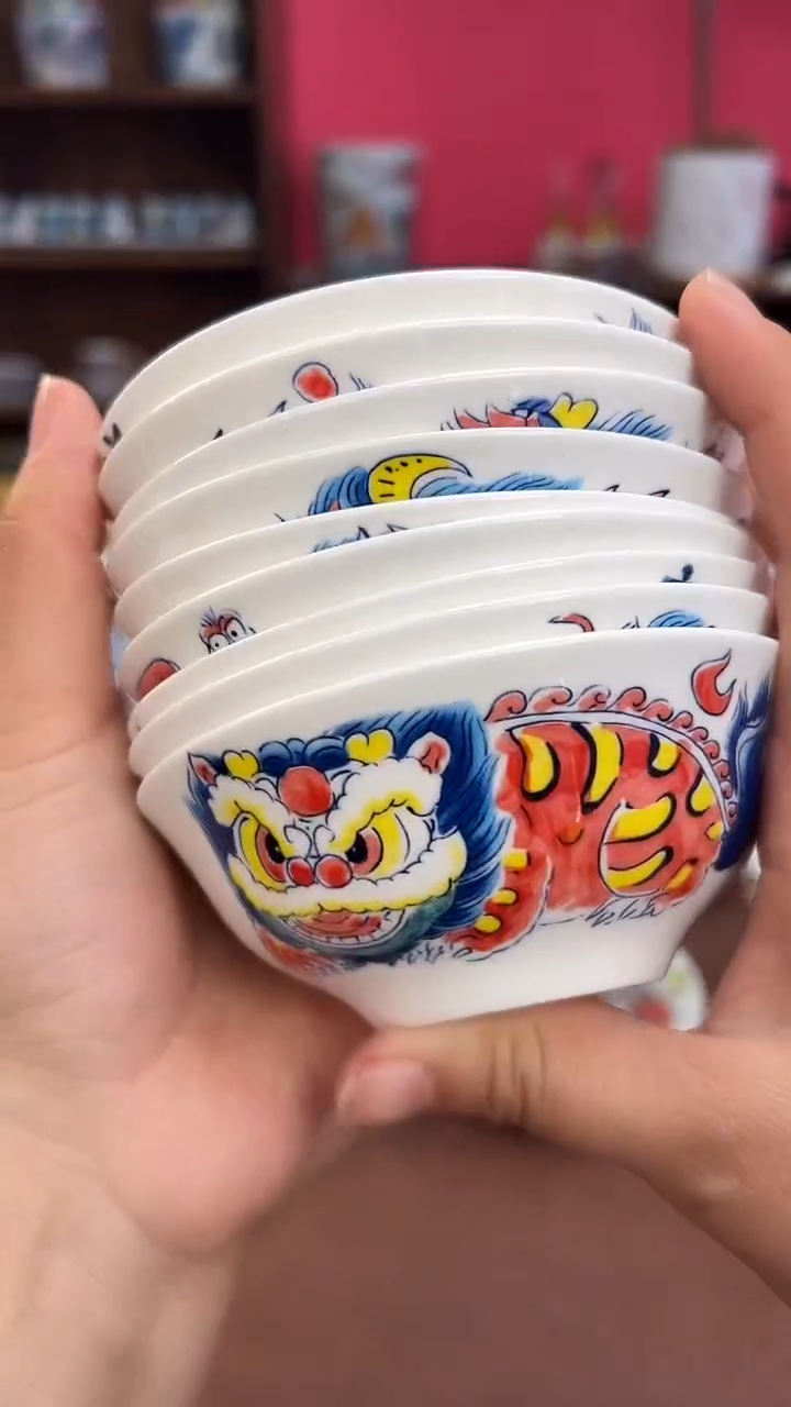 【闪购商品】昨明（福利价格） 龙生九子小汤碗