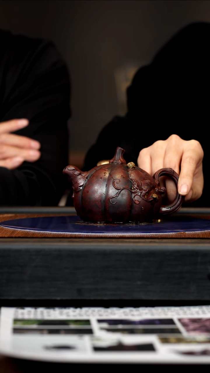 【闪购商品】紫砂茶壶CYL 紫御砂 南瓜44
