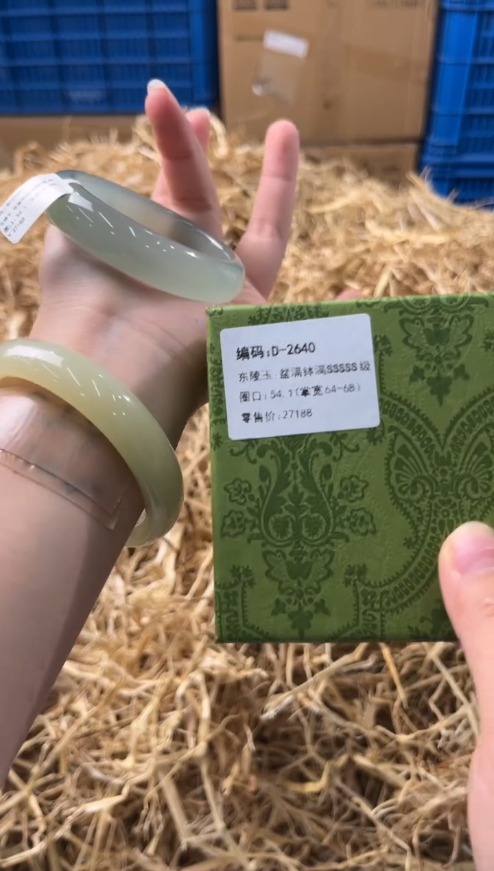 未镶嵌手镯石英质玉D-2640