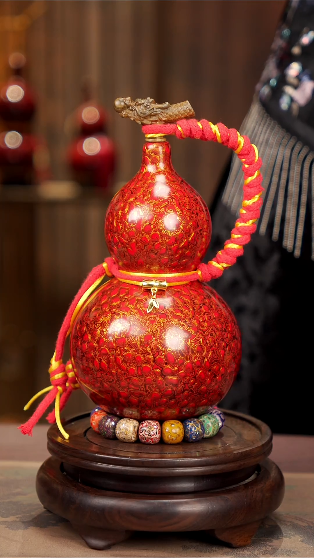 【闪购商品】146易林高端工艺大漆酒葫芦--988