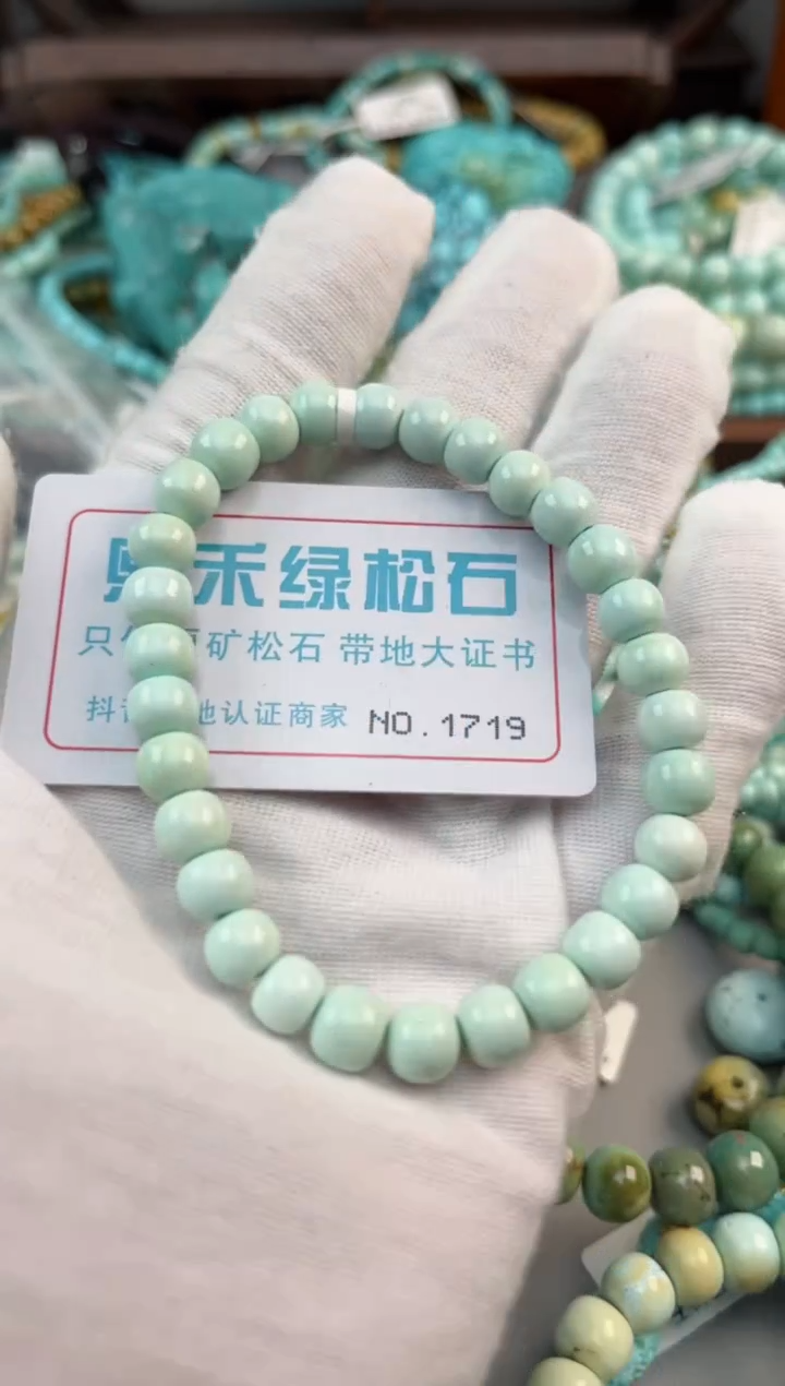 未镶嵌绿松石松石1719