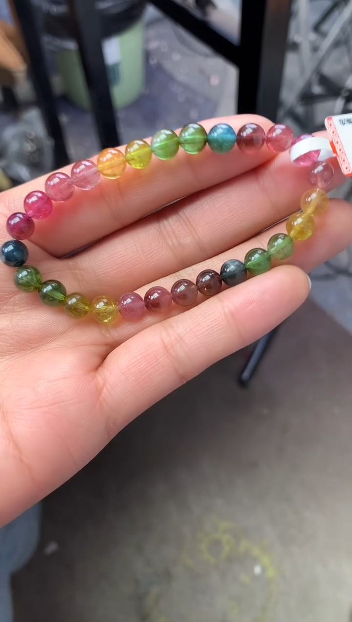 未镶嵌手串碧玺多样性发一条