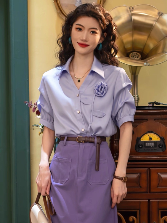 【1601-1650编码点这里】夏季新款气质时尚上衣女