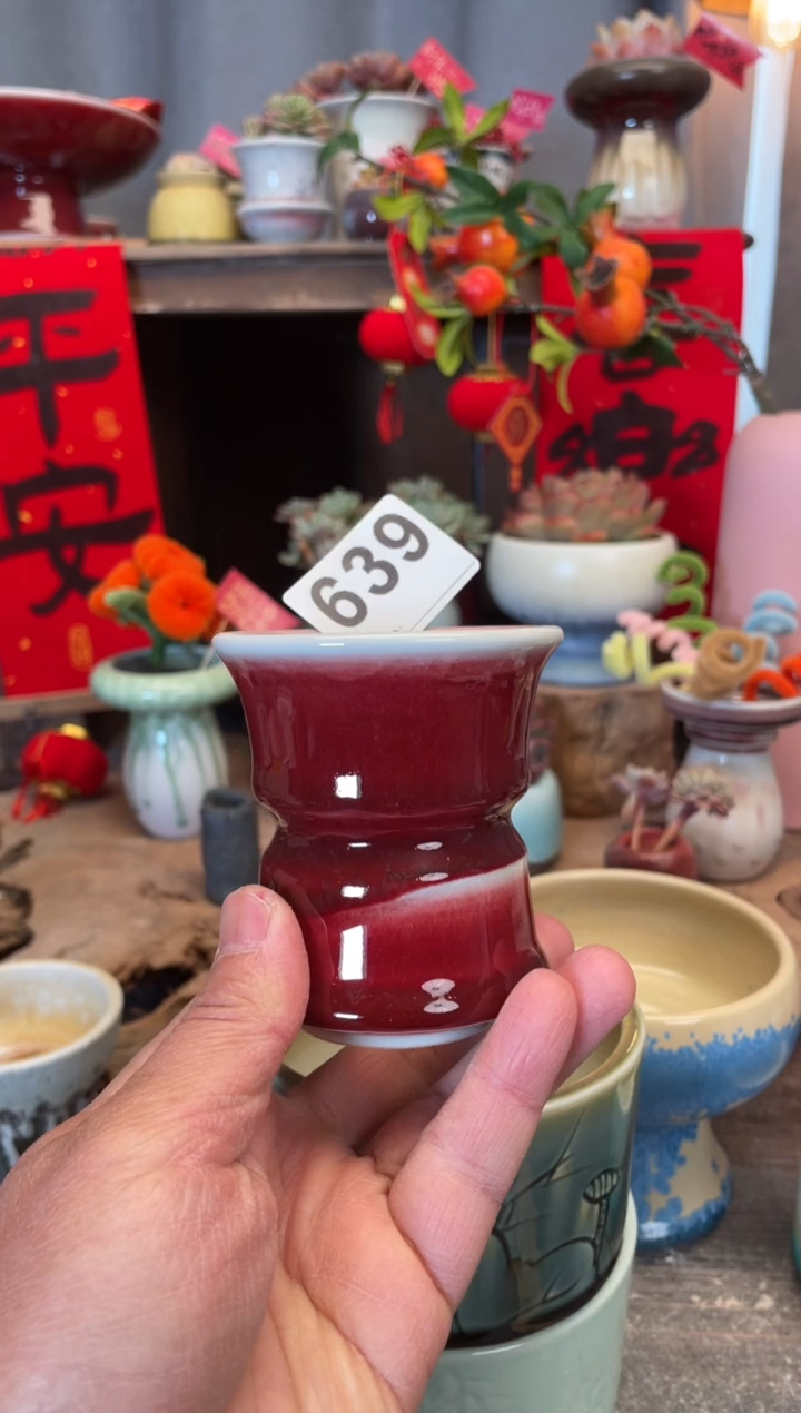 【闪购商品】摆件639知木小芳花盆