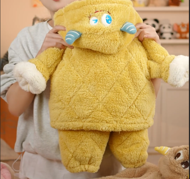 【宁宁妈】2025冬季儿童三层夹棉加厚家居服套装9