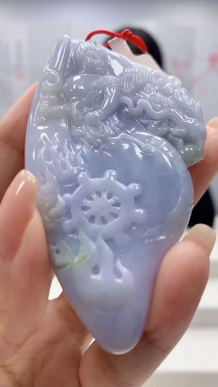 定制翡翠未镶嵌4812xx-毛货挂件29