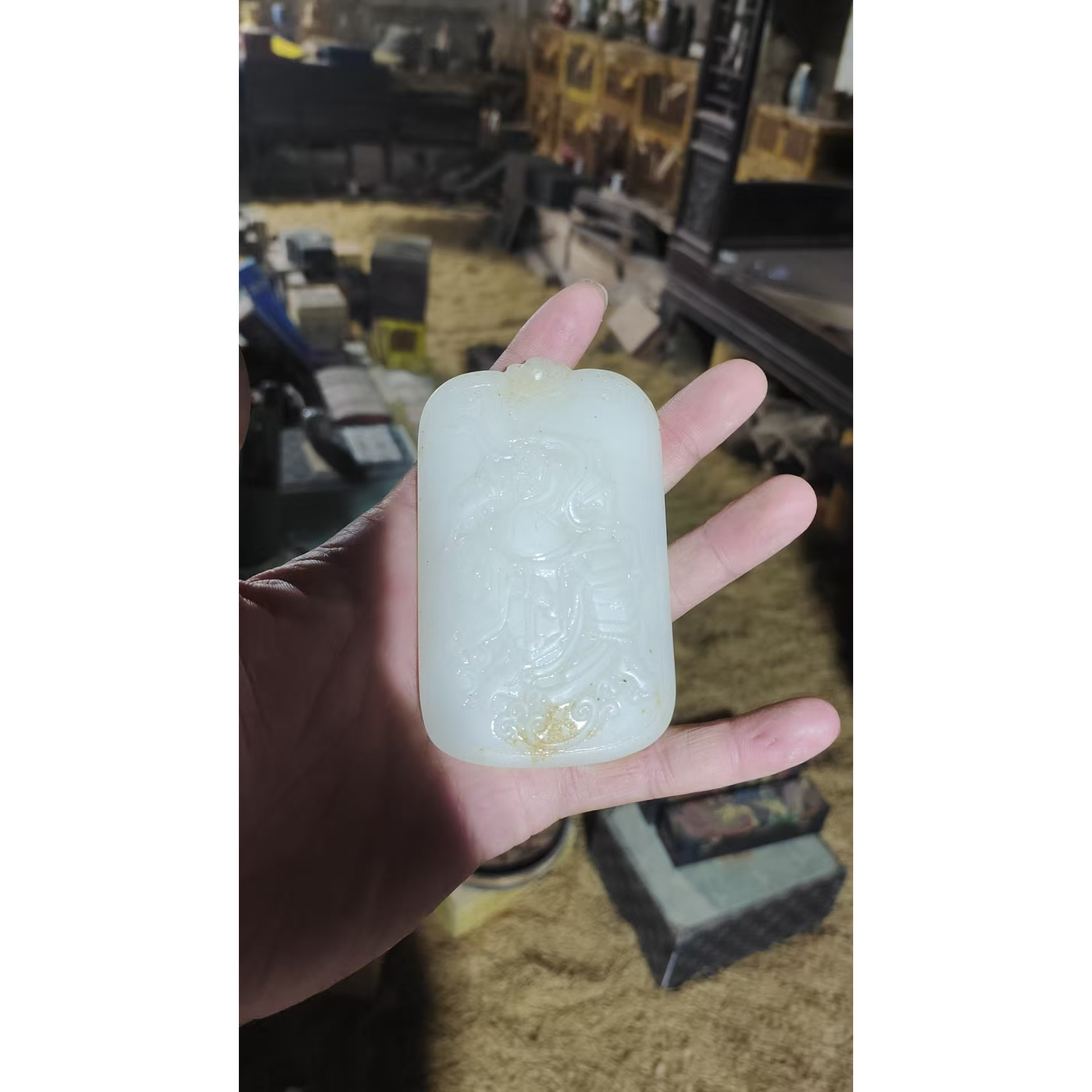 1个白色牌牌摆件链接