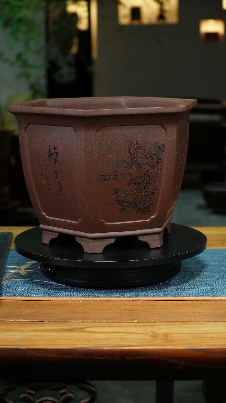 雄*精品兰花盆精品