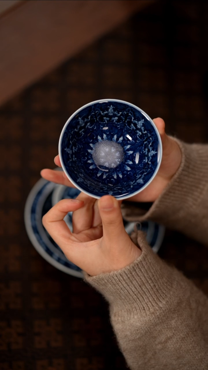 【闪购商品】瓷片景德镇斌芬陶瓷/湛蓝77