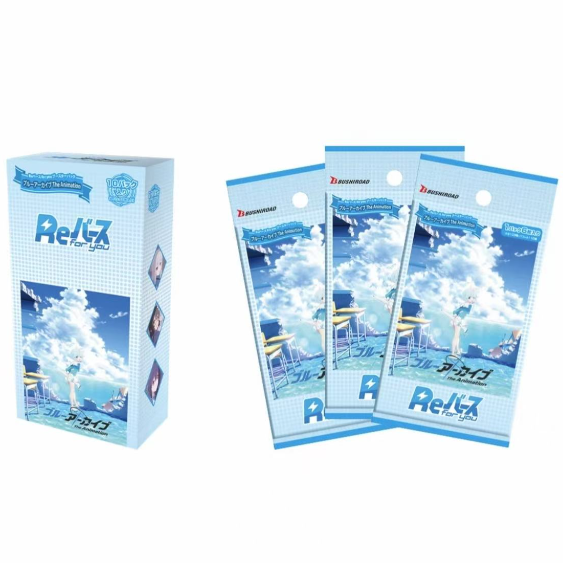 无品牌【球皇拆卡】Re《蔚蓝档案》正版卡牌原箱原盒 直播代拆