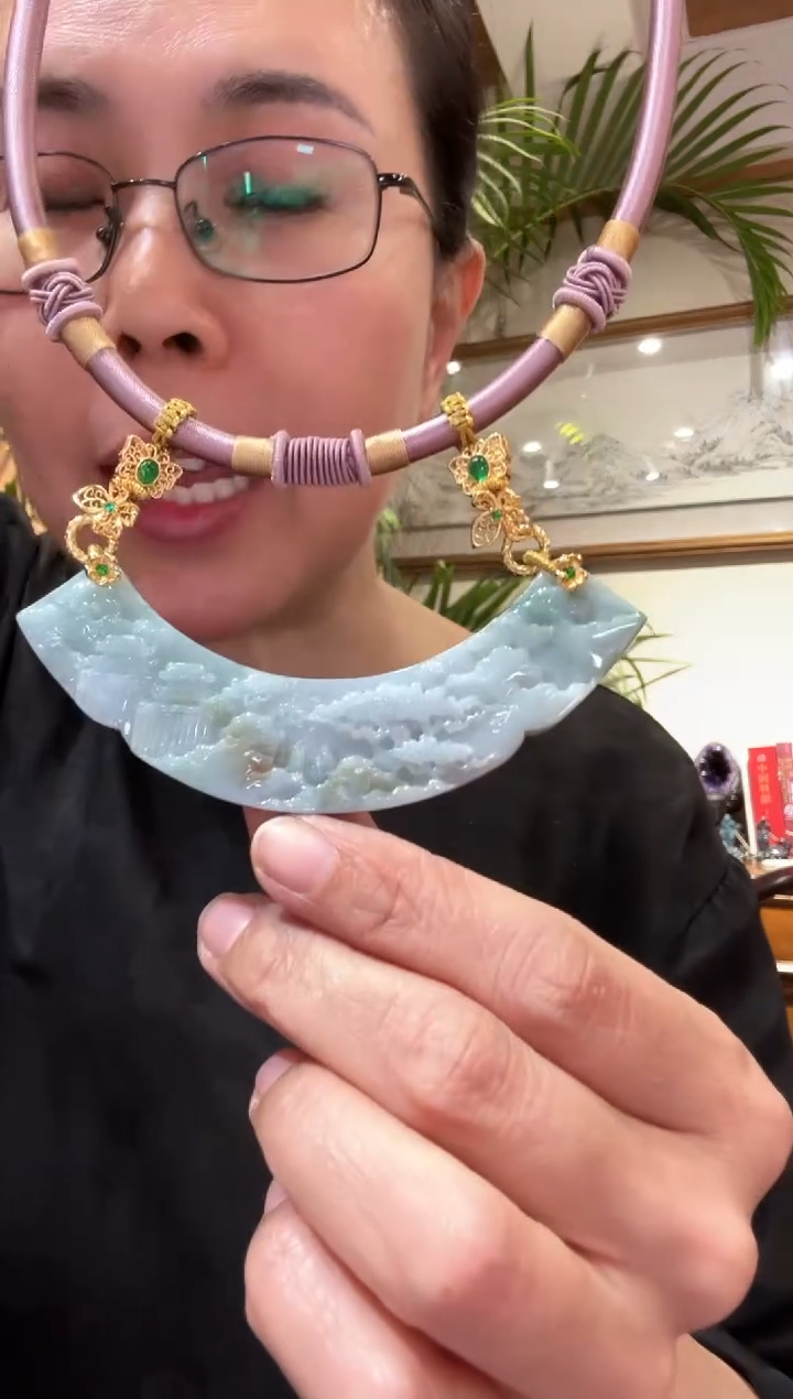 【闪购商品】翡翠颈饰未镶嵌国风