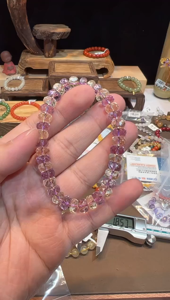 【闪购商品】水晶手链未镶嵌8mm+手饰@@F4203