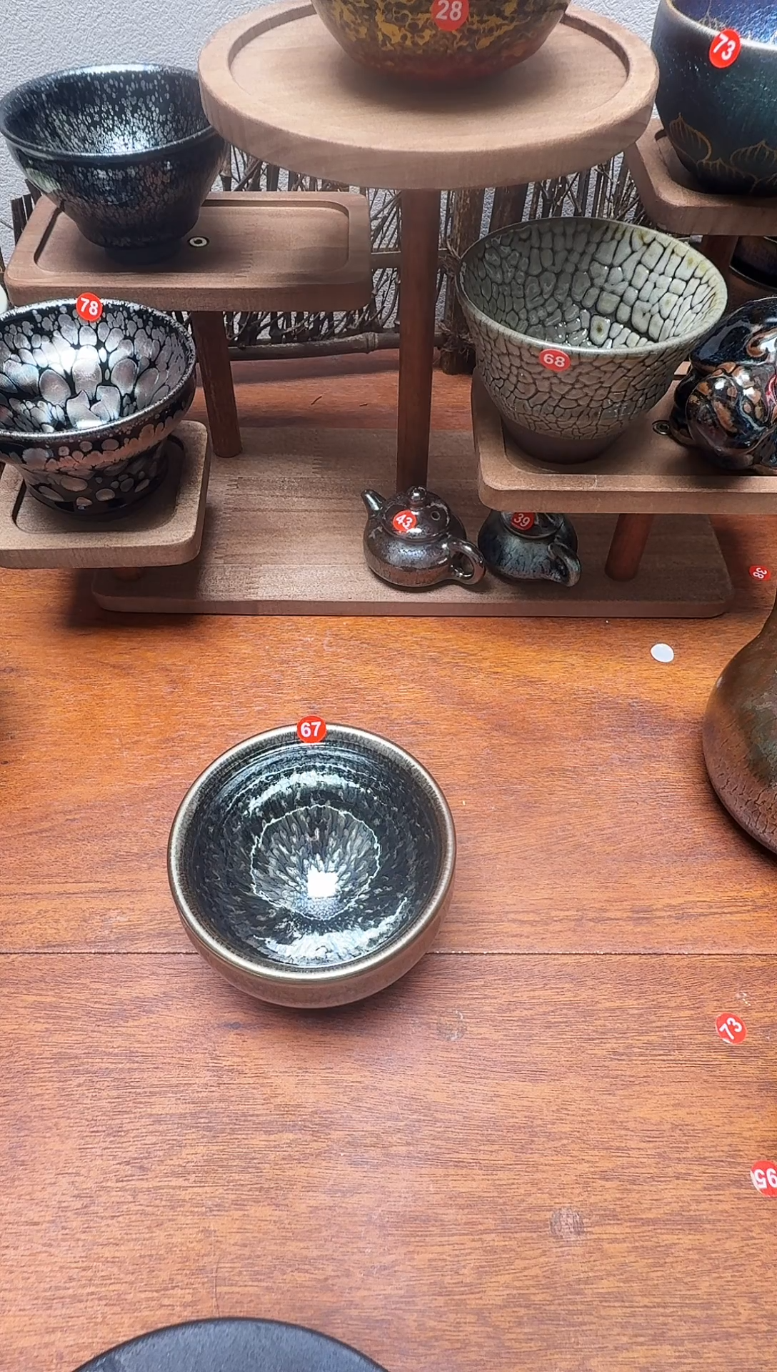 茶盏胖*子67号建盏工匠茶器