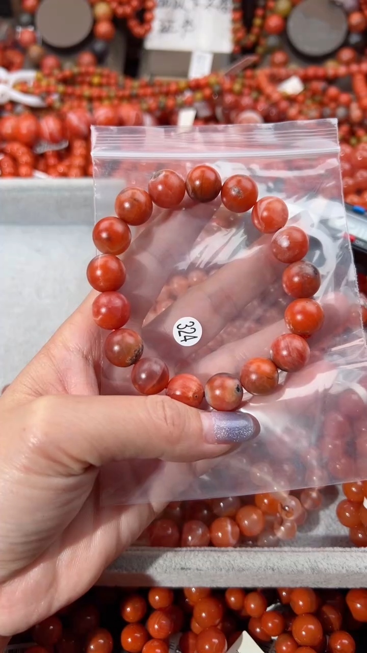 【闪购商品】南红玛瑙手串未镶嵌12+