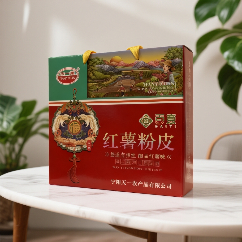 春节礼品红薯粉皮凉皮凉拌山东手工制作特产红薯粉皮纯地瓜粉皮