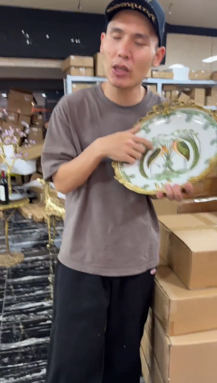 黄铜黛姿家居装饰品摆件 