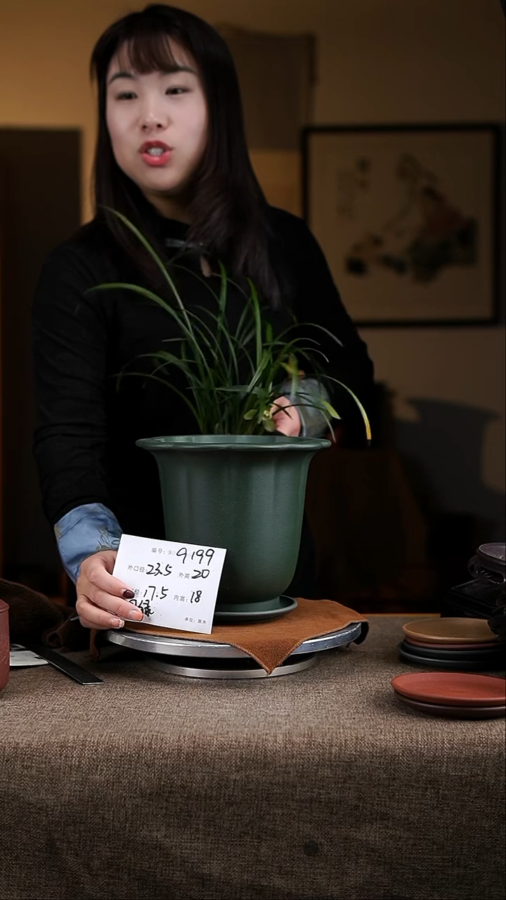 【闪购商品】紫砂花盆紫砂花盆9199+z果绿