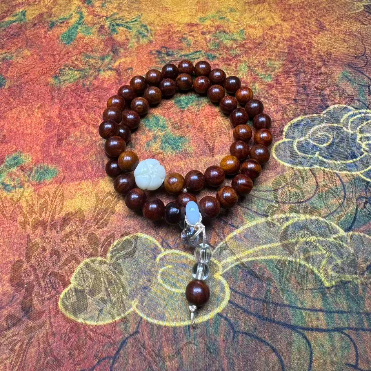 A207血檀双圈手串-无礼盒