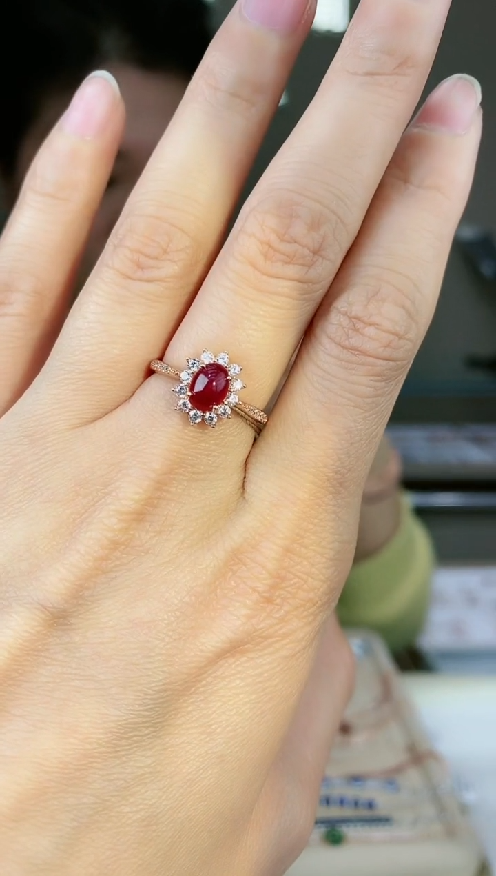 【闪购商品】红宝石手饰银S925镶嵌手饰