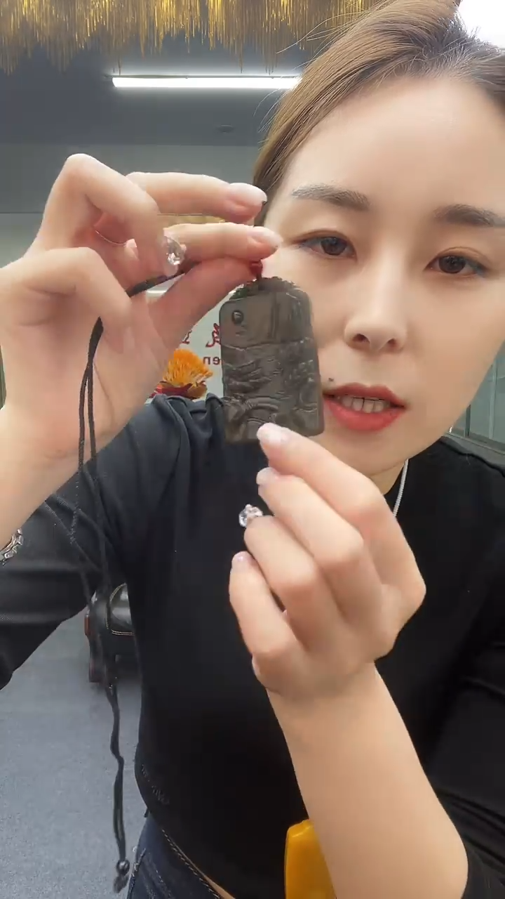 双面山水观音吊坠多样性发货一件