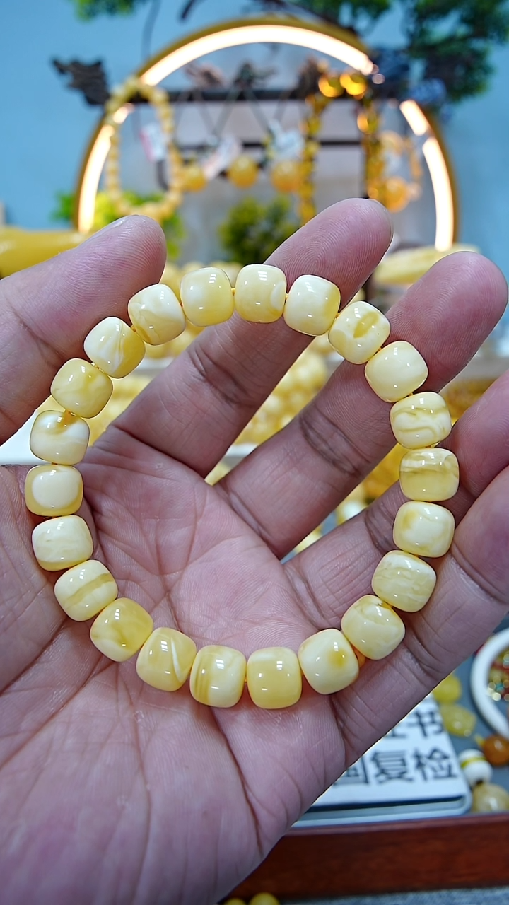 【闪购商品】蜜蜡手链未镶嵌10+******