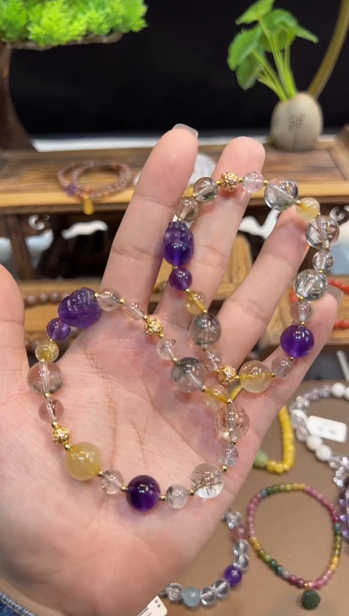 【闪购商品】水晶手链未镶嵌手饰@@多样性发一