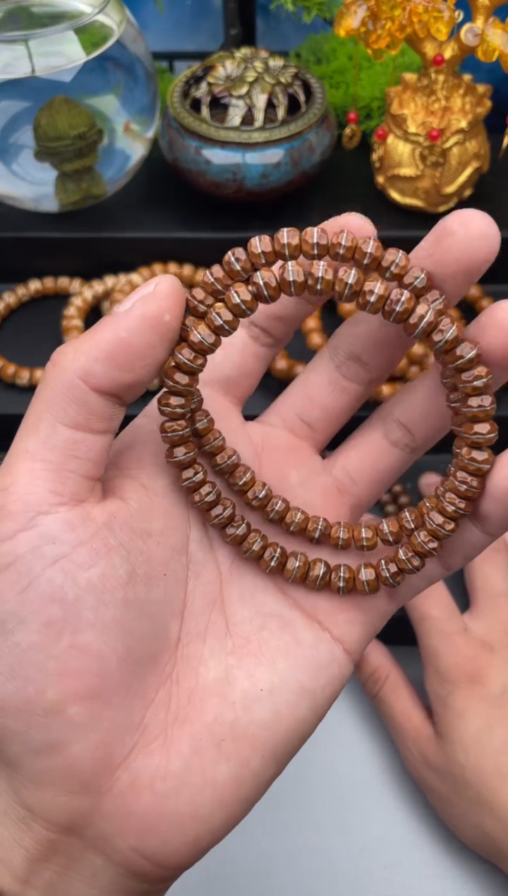 紫金鼠手串紫金鼠一线天雕刻23